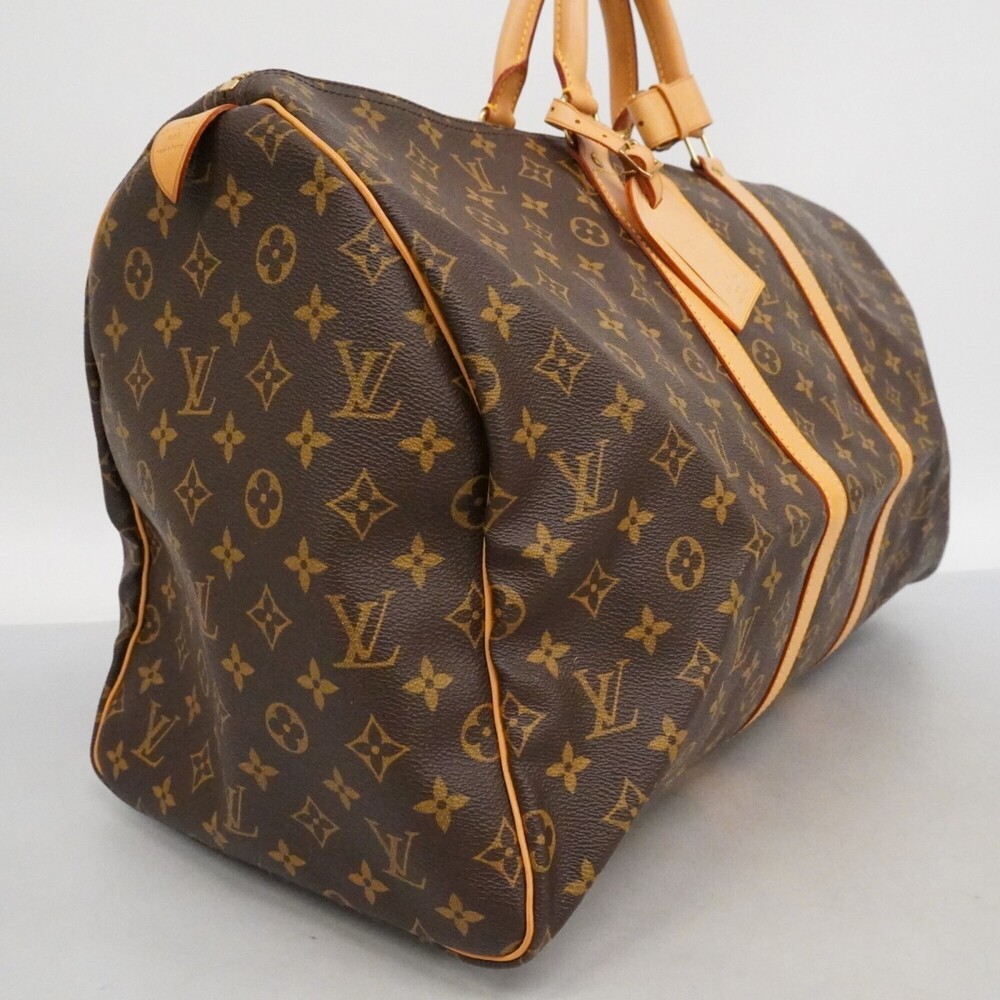 LOUIS VUITTON Brown Monogram Keepall 55 Boston Bag - Picture 2 of 11